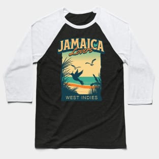 Jamaica Lovers West Indies Baseball T-Shirt